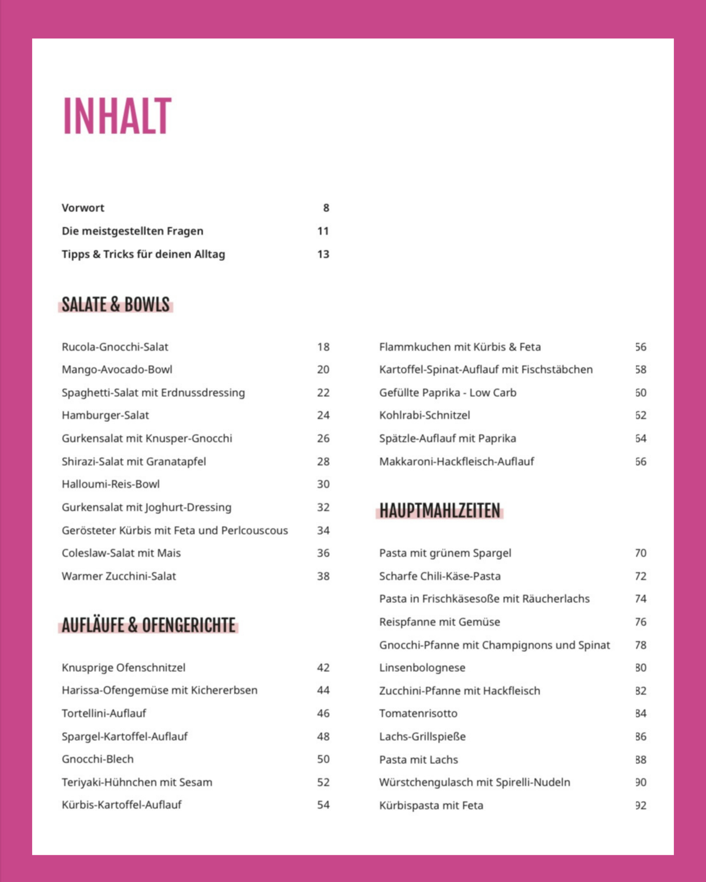 Lieblingsrezepte - mit Signatur